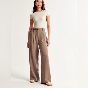 NWT A&F Harper tailored premium crepe pant